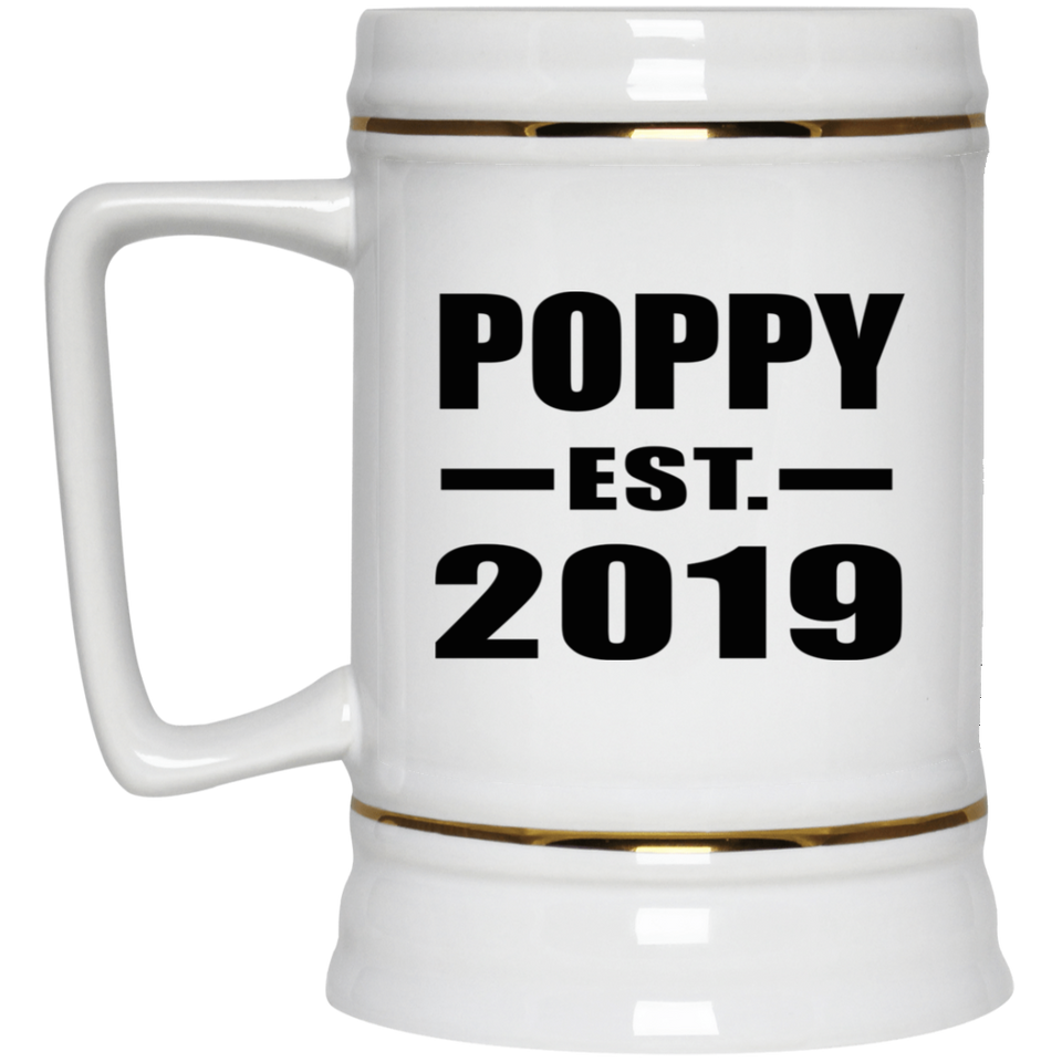 Poppy Established EST. 2019 - Beer Stein