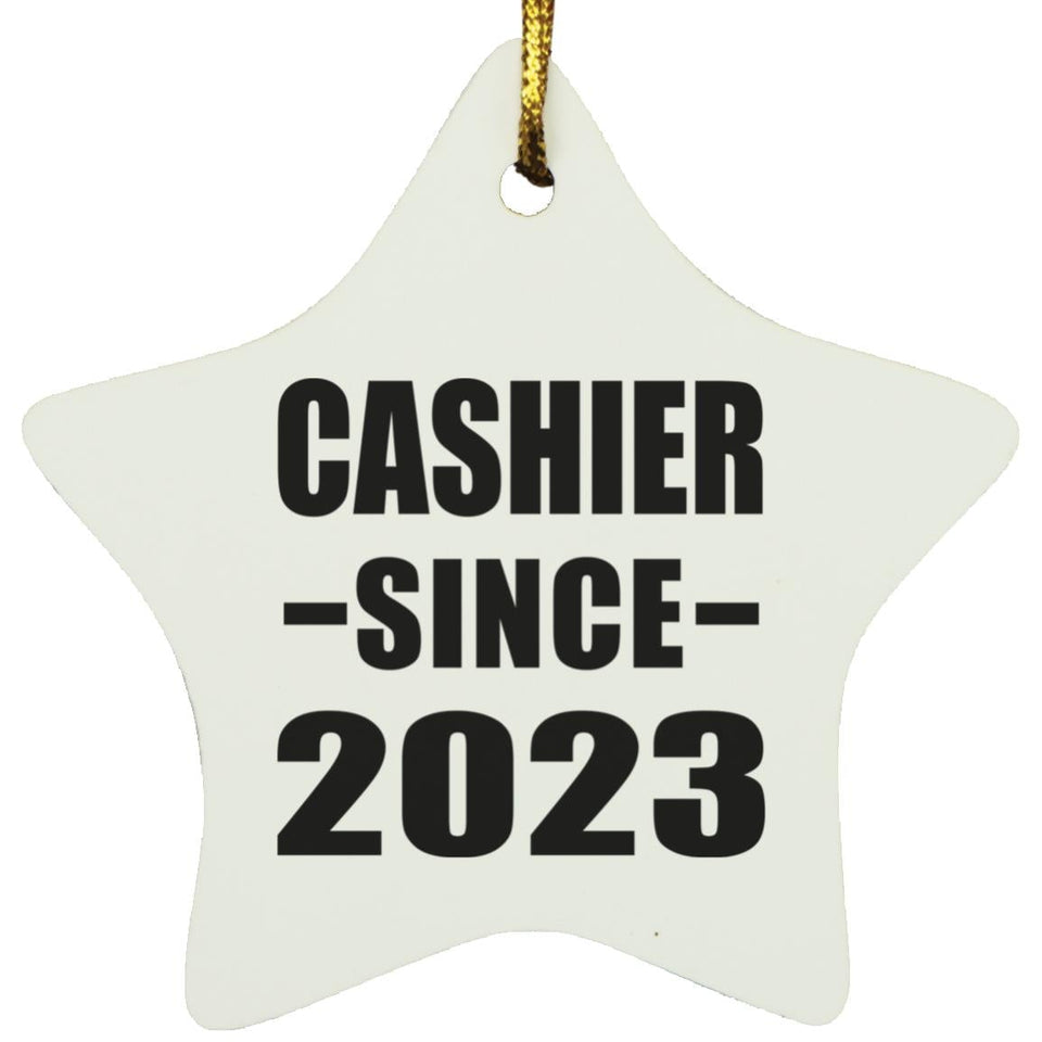 Cashier Since 2023 - Star Ornament