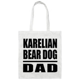 Karelian Bear Dog Dad - Tote Bag White