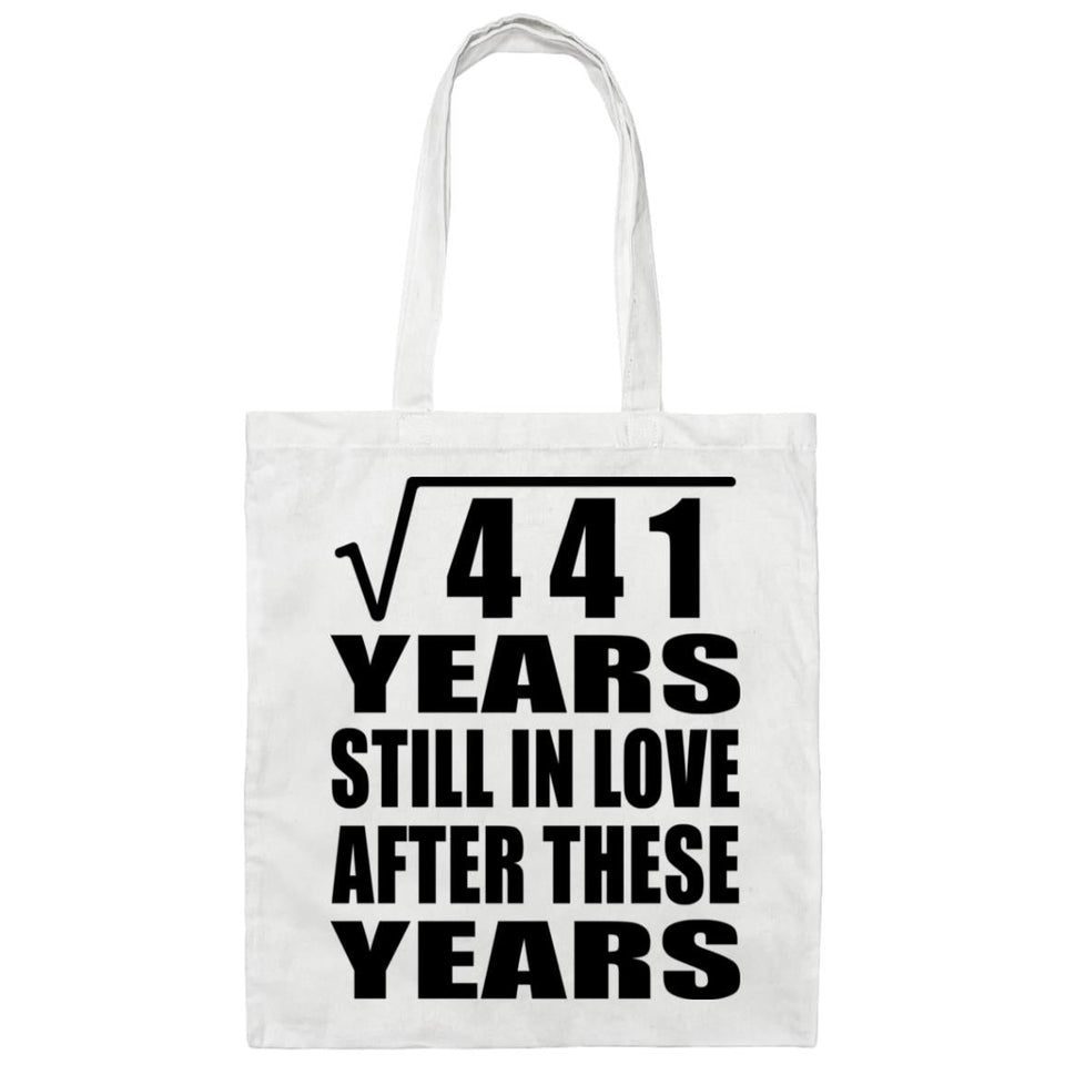 21st Anniversary Square Root of 441 Years Still In Love - Tote Bag White