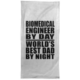Biomedical Engineer By Day World's Best Dad By Night - Hand Towel