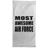 Most Awesome Air Force - Hand Towel