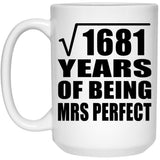 41st Anniversary Square Root of 1681 Years of Mrs Perfect - 15oz Coffee Mug