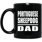 Portuguese Sheepdog Dad - 11oz Coffee Mug Black