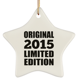 9th Birthday Original 2015 Limited Edition - Star Ornament