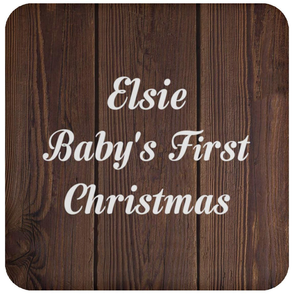 Elsie Baby's First Christmas - Drink Coaster D