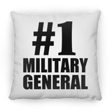 Number One #1 Military General - Throw Pillow