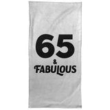 65th Birthday 65 & Fabulous - Hand Towel