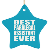 Best Paralegal Assistant Ever - Star Ornament