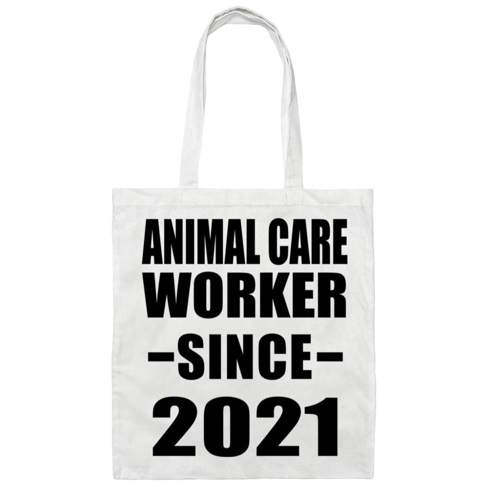 Animal Care Worker Since 2021 - Tote Bag White