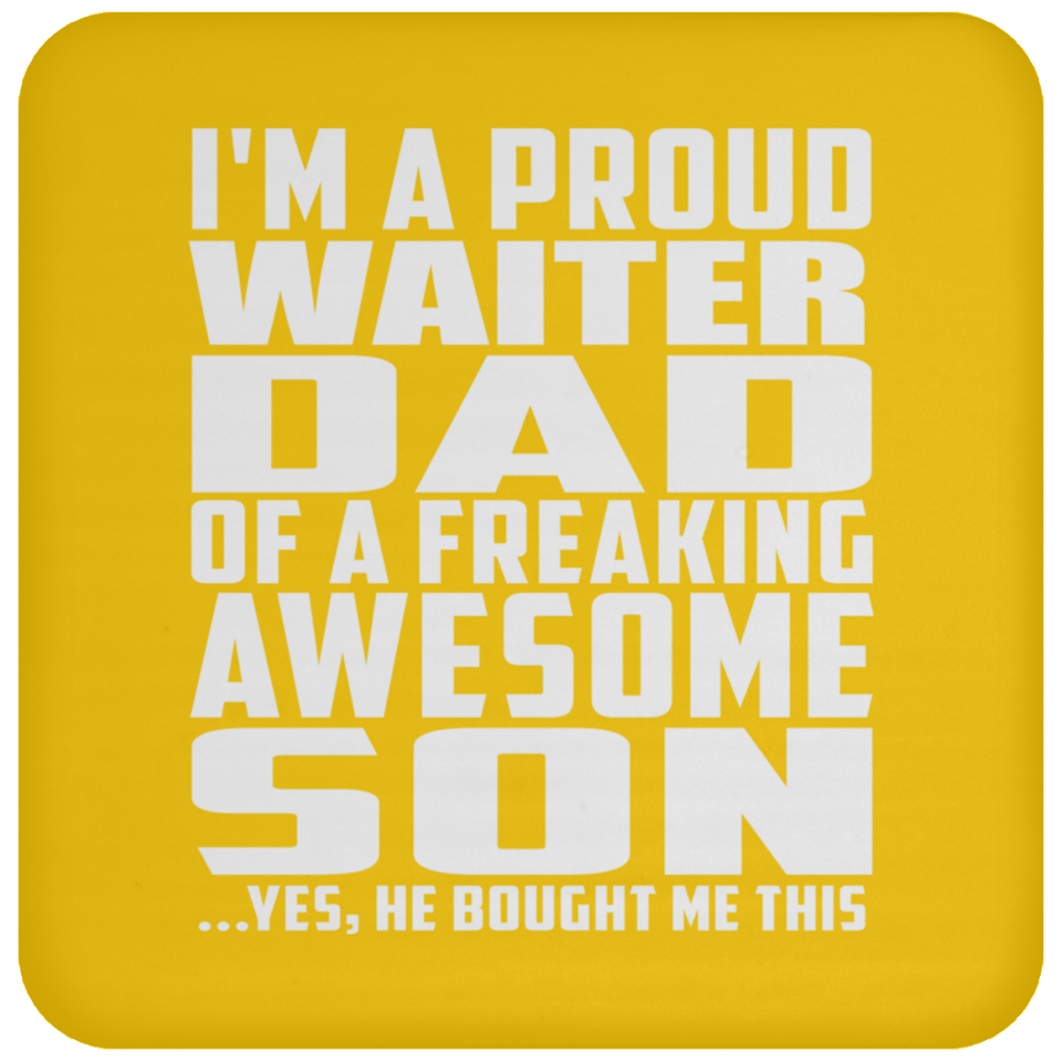 Proud Waiter Dad Of Awesome Son - Drink Coaster