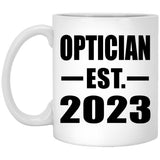 Optician Established EST. 2023 - 11oz Coffee Mug
