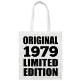 45th Birthday Original 1979 Limited Edition - Tote Bag White
