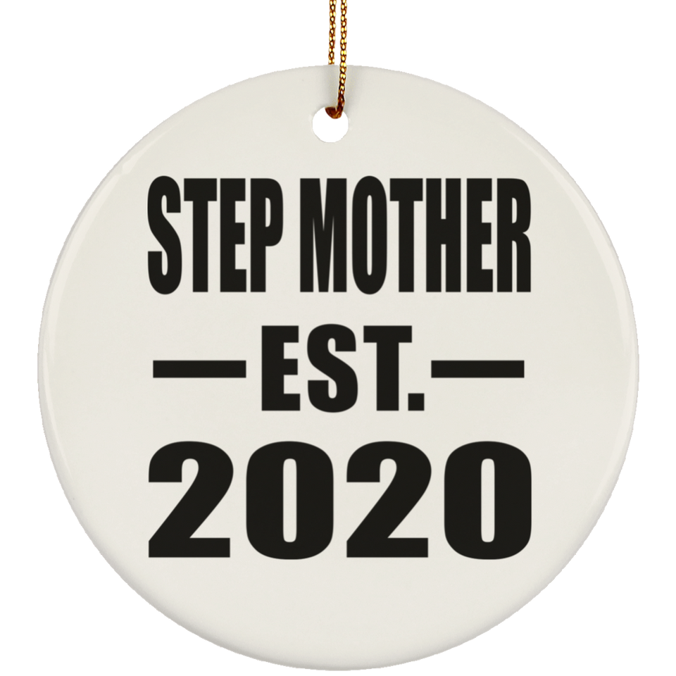 Step Mother Established EST. 2020 - Circle Ornament