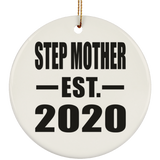 Step Mother Established EST. 2020 - Circle Ornament