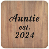 Auntie Established EST. 2024 - Drink Coaster C