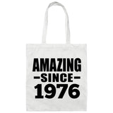 48th Birthday Amazing Since 1976 - Tote Bag White