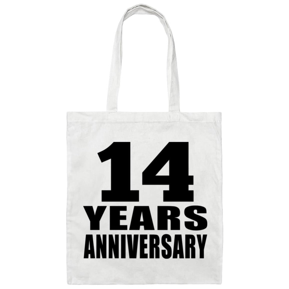 14th Anniversary 14 Years - Tote Bag White