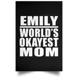 Emily World's Okayest Mom - Poster Portrait