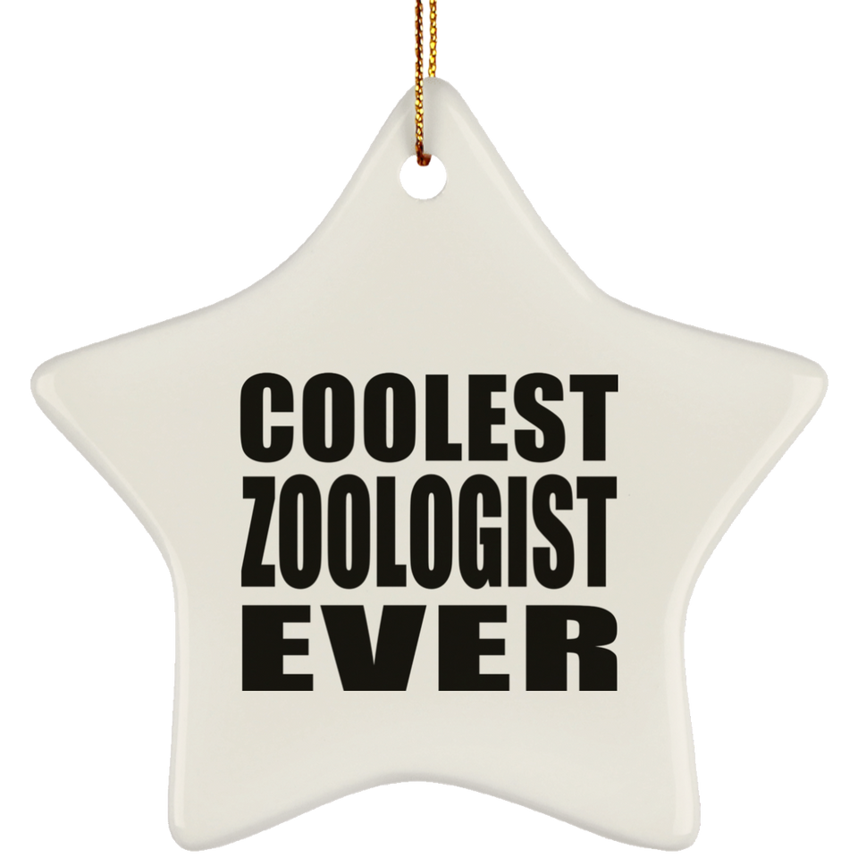 Coolest Zoologist Ever - Star Ornament