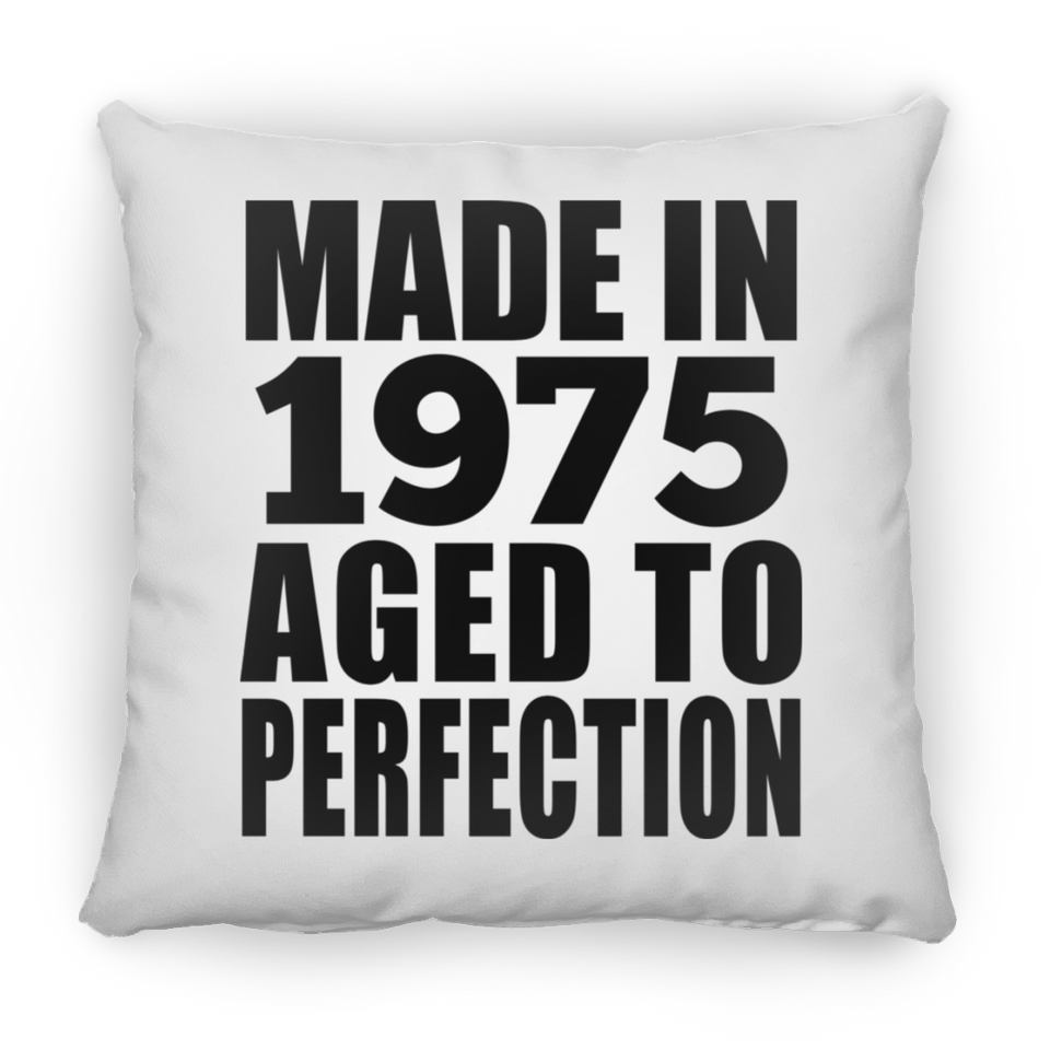 49th Birthday Made In 1975 Aged to Perfection - Throw Pillow