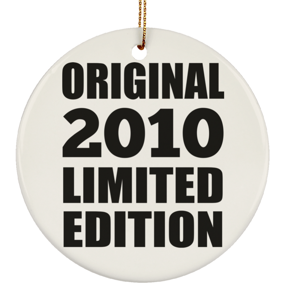 14th Birthday Original 2010 Limited Edition - Circle Ornament