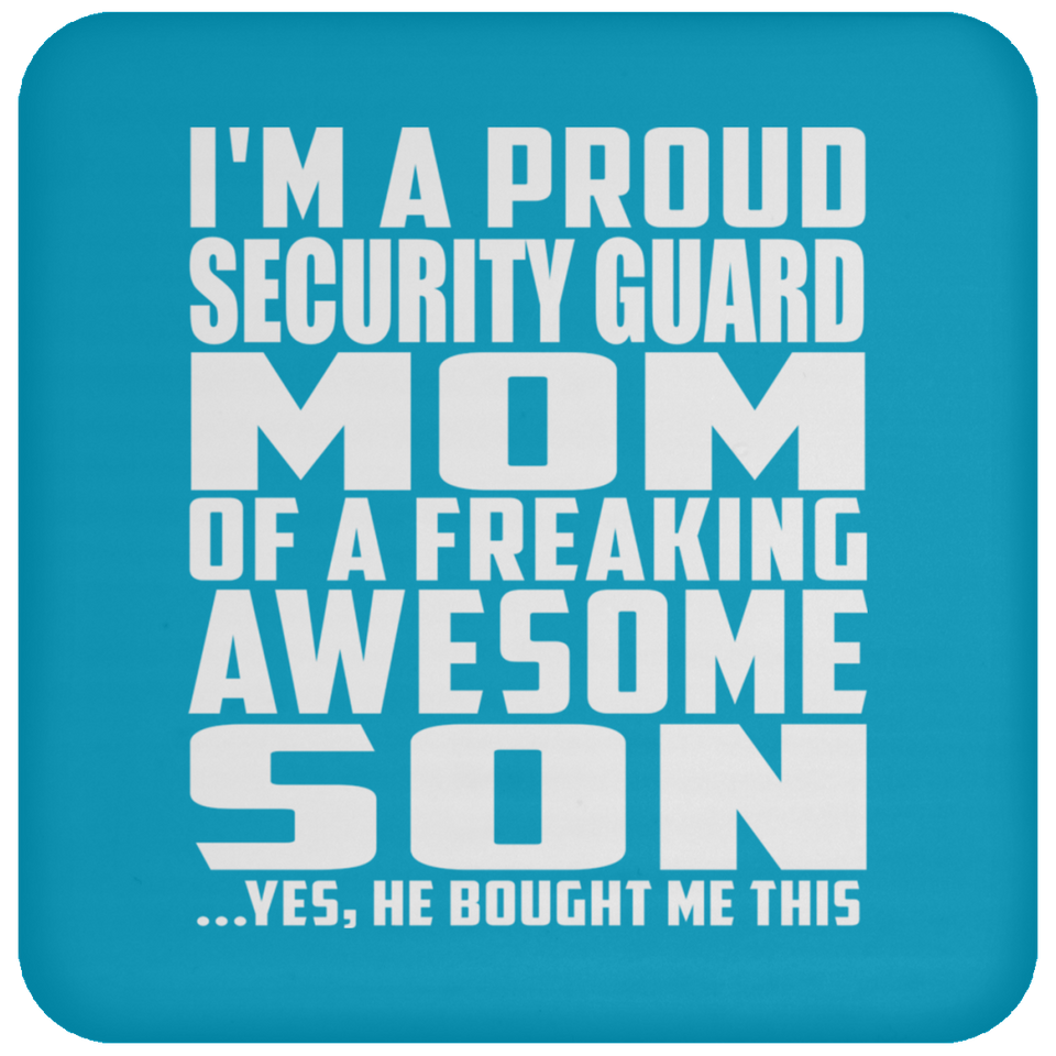 Proud Security Guard Mom Of Awesome Son - Drink Coaster