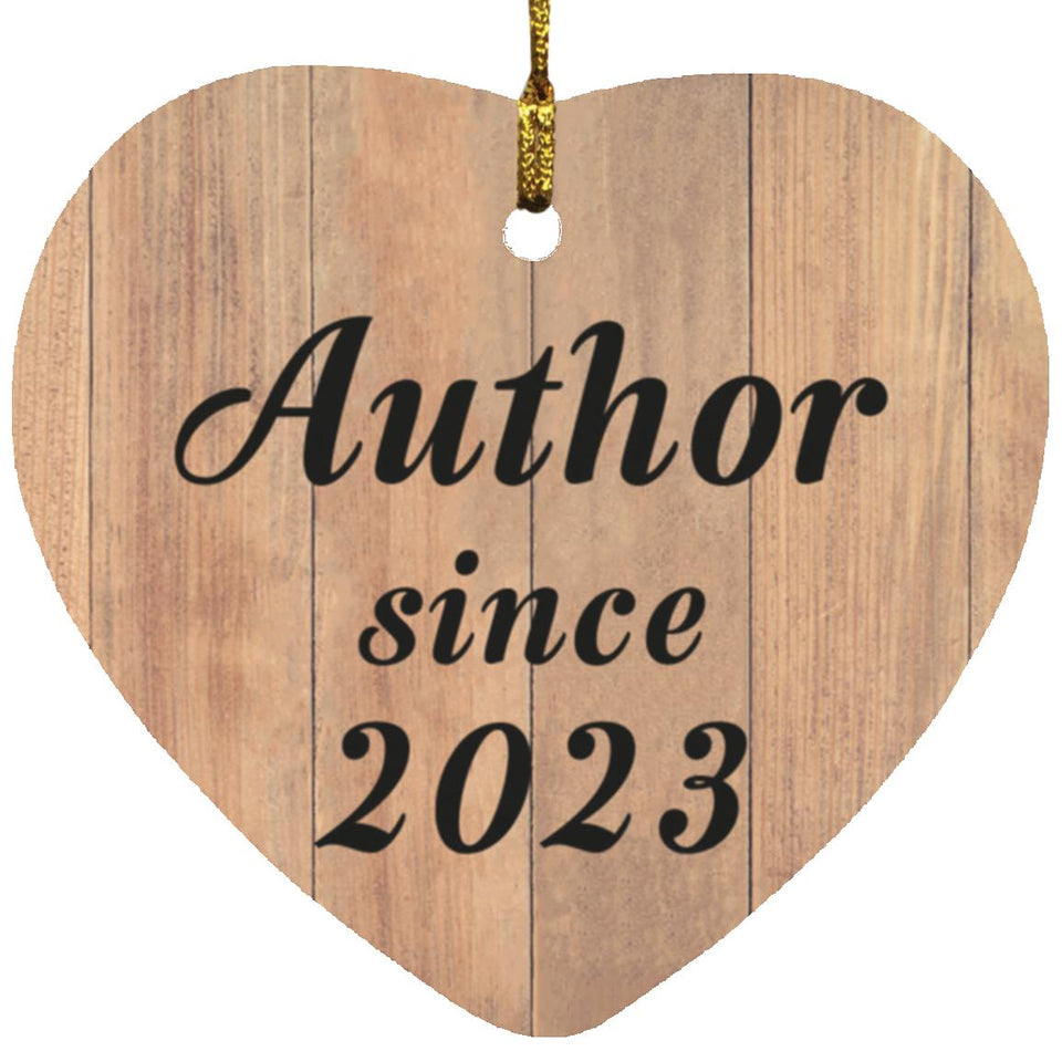 Author Since 2023 - Heart Ornament C