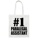 Number One #1 Paralegal Assistant - Tote Bag White
