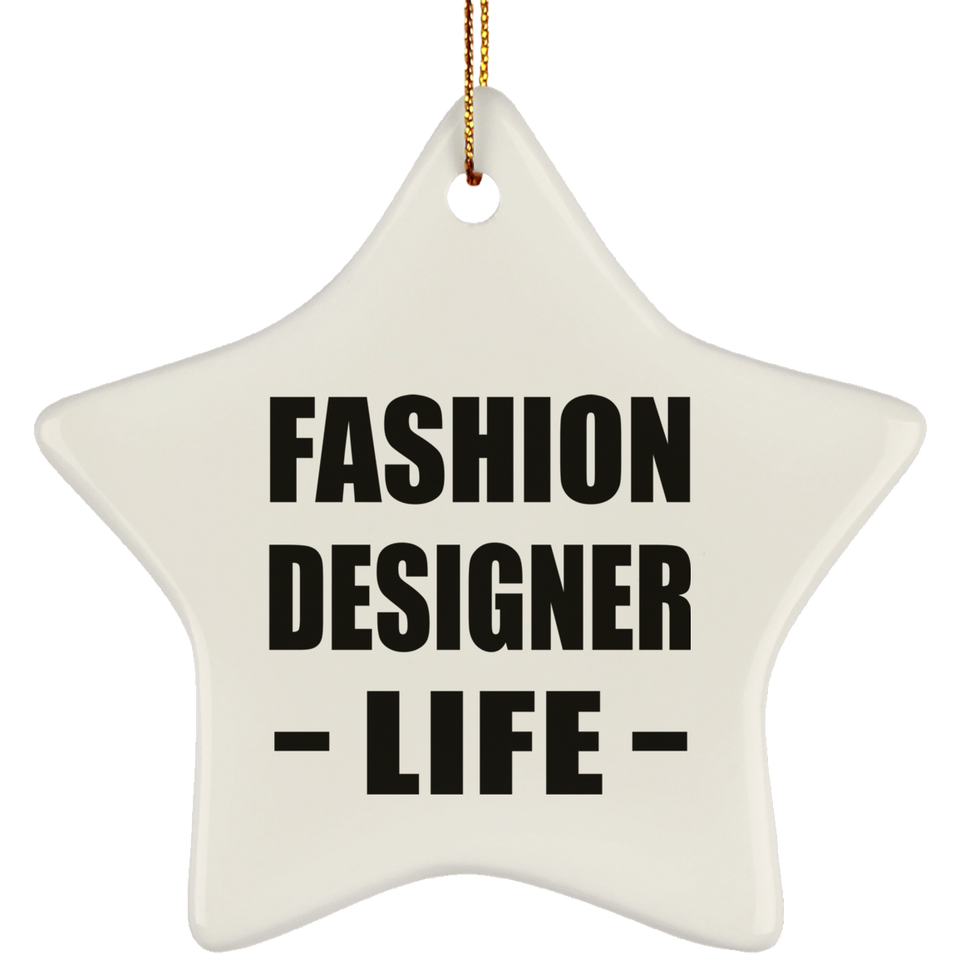 Fashion Designer Life - Star Ornament