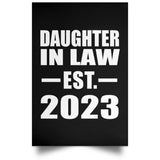 Daughter In Law Established EST. 2023 - Poster Portrait