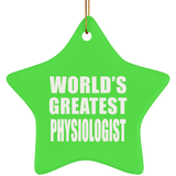 World's Greatest Physiologist - Star Ornament