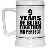 9th Anniversary 9 Years Of Being Mr Perfect - Beer Stein