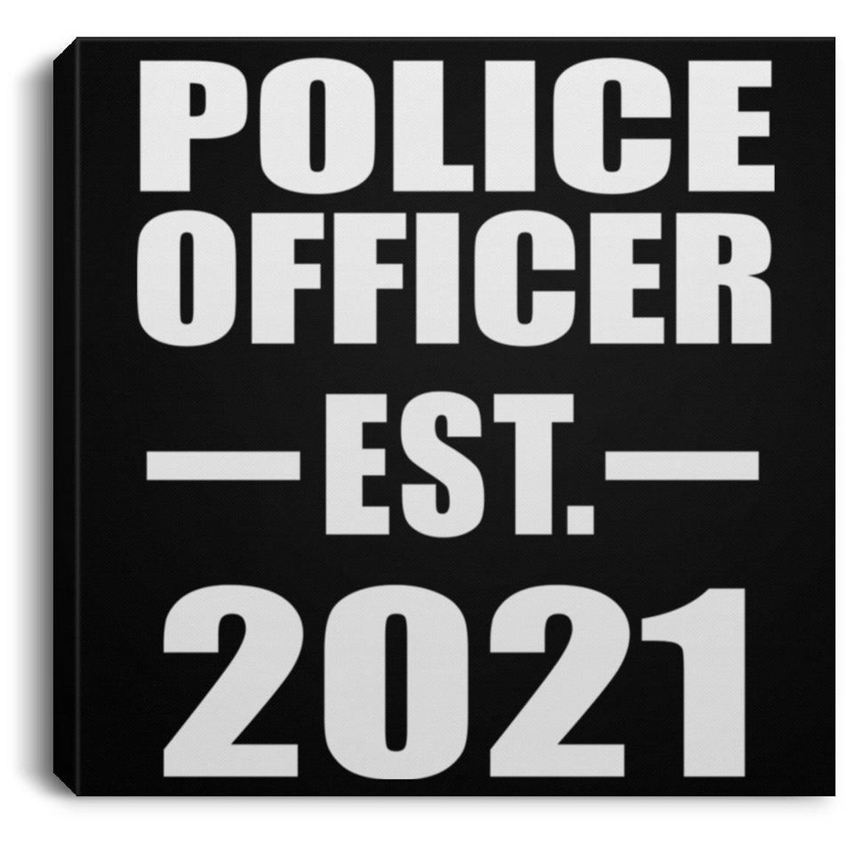 Police Officer Established EST. 2021 - Canvas Square