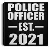 Police Officer Established EST. 2021 - Canvas Square