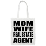 Mom Wife Real Estate Agent - Tote Bag White