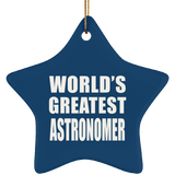 World's Greatest Astronomer - Star Ornament
