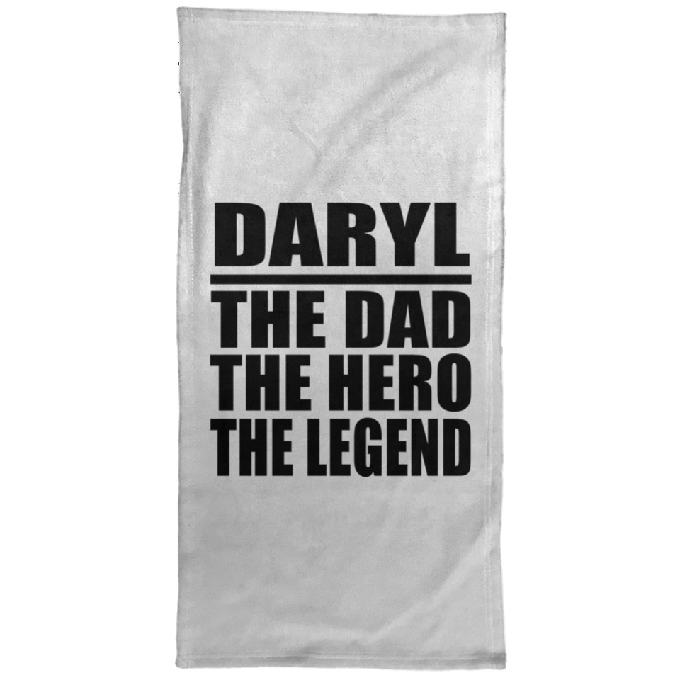 Daryl The Dad The Hero The Legend - Hand Towel