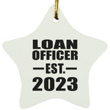 Loan Officer Established EST. 2023 - Star Ornament