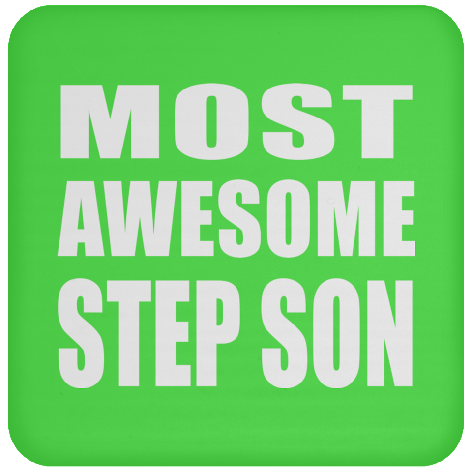 Most Awesome Step Son - Drink Coaster