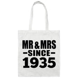 89th Anniversary Mr & Mrs Since 1935 - Tote Bag White