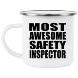 Most Awesome Safety Inspector - 12oz Camping Mug