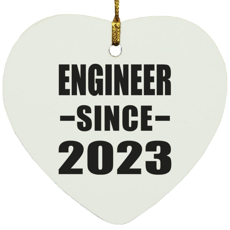 Engineer Since 2023 - Heart Ornament