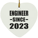 Engineer Since 2023 - Heart Ornament