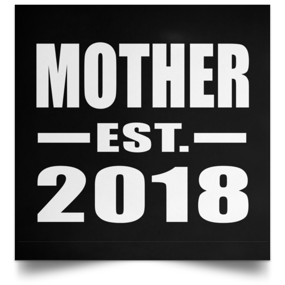 Mother Established EST. 2018 - Poster Square