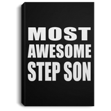 Most Awesome Step Son - Canvas Portrait
