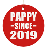 Pappy Since 2019 - Circle Ornament