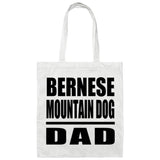Bernese Mountain Dog Dad - Tote Bag White