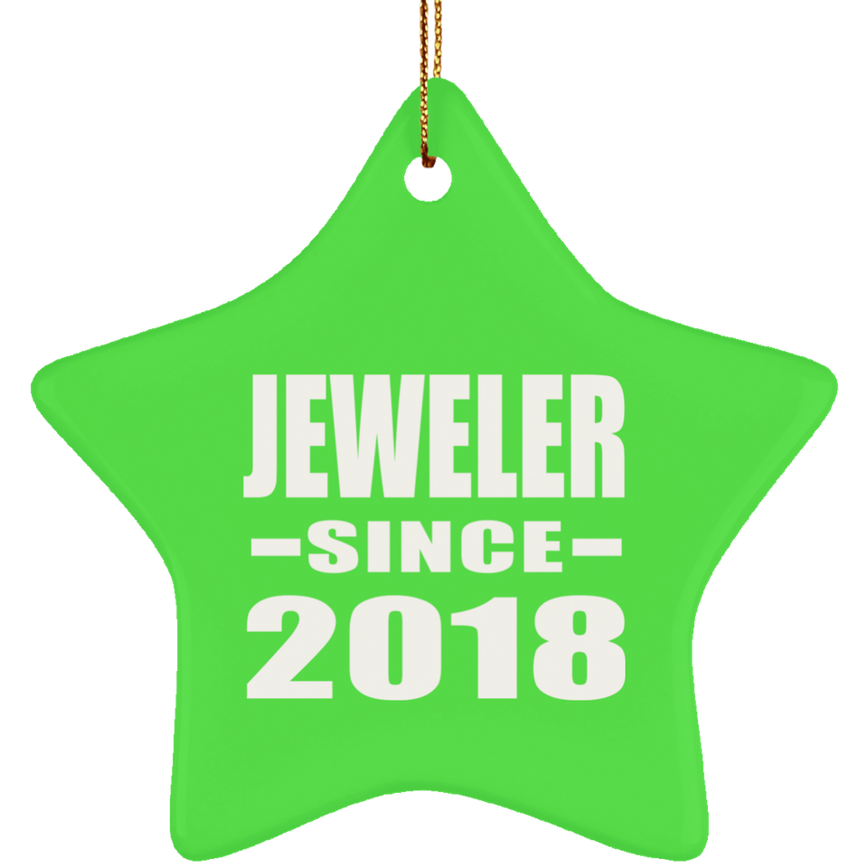 Jeweler Since 2018 - Star Ornament