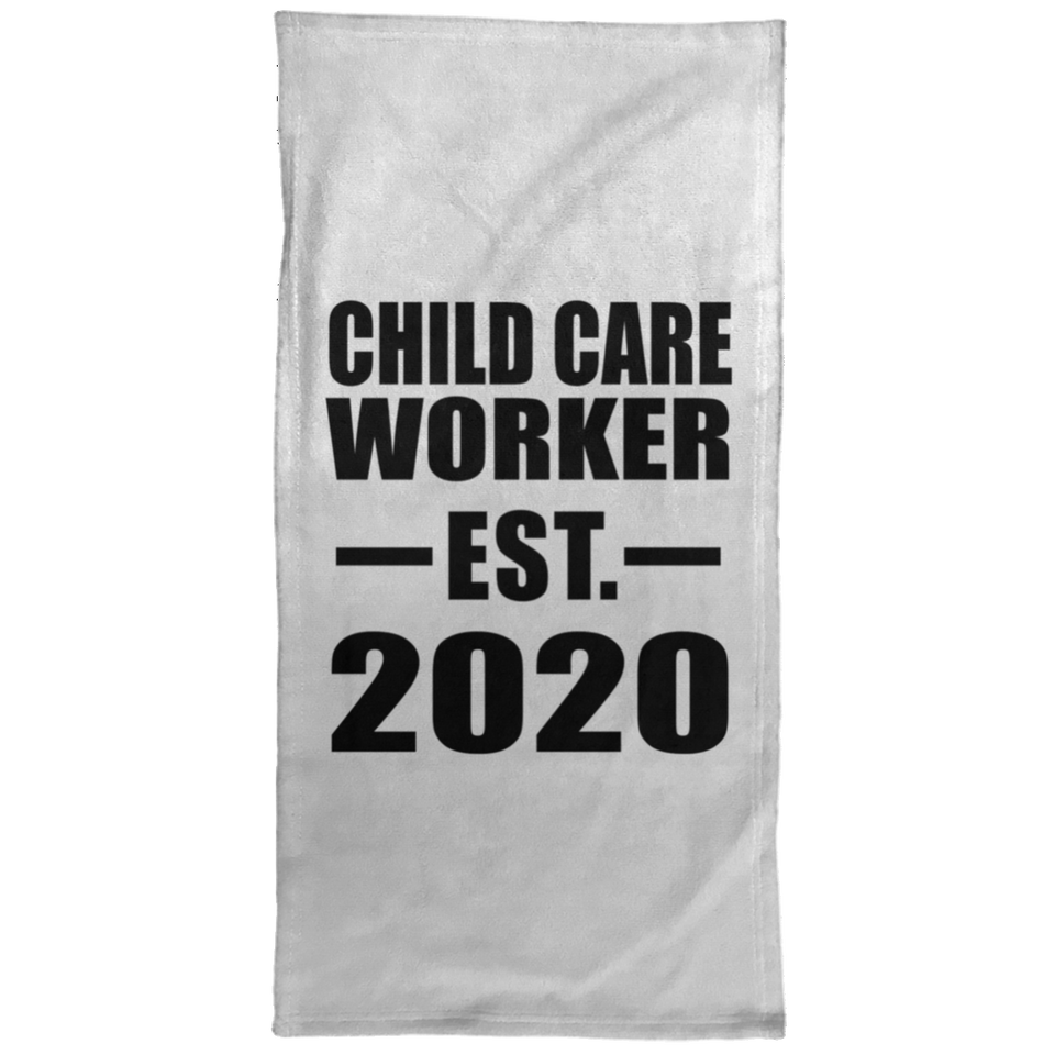 Child Care Worker Established EST. 2020 - Hand Towel